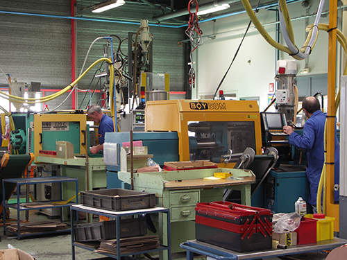 Un atelier de production de Vire Un atelier de production de Vire